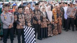 Bupati Balangan Lepas 214 Calon Jemaah Haji Menuju Tanah Suci