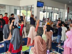 Semangat Kartini, NSS Tanjung Gelar Lomba Mewarnai Anak