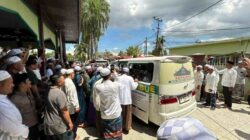 K.H. Husin Naparin Wafat, Ribuan Jemaah Antar ke Pemakaman di Balangan