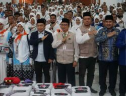 Kloter 13 Jamaah Haji Kotabaru dan Tanah Bumbu Dilepas ke Tanah Suci
