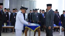 Puluhan Pejabat Tala Dilantik, Bupati Tekankan Tanggung Jawab Moral
