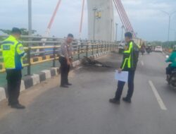 Tiga Kendaraan Terbakar di Jembatan Alalak, Satlantas Polresta Banjarmasin Lakukan Penyelidikan