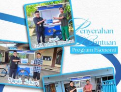 Dorong Produktivitas Pelaku Usaha, UPZ Bank Kalsel Berikan Bantuan Gerobak