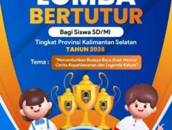 Tumbuhkan Budaya Baca Anak, Dispersip Kalsel Buka Lomba Bertutur Tingkat Provinsi