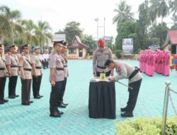 Kapolres HSS Lantik Pejabat Baru, Tegaskan Tak Ada Toleransi Narkoba