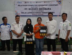 PT Borneo Indobara Tingkatkan Kompetensi Digital Warga Satui Lewat Pelatihan Komputer