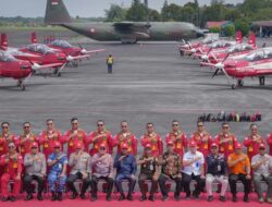 Supian HK Apresiasi Kunjungan Jupiter Aerobatic Team di Lanud Sjamsudin Noor