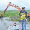 ‎Supian HK Tinjau Pengerukan Jalur Sungai Baru Danau Panggang