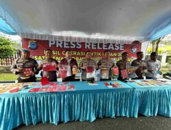 Dua Pekan Operasi Antik Intan, Peredaran 1,4 Kg Sabu-Sabu Digagalkan di Banjarmasin