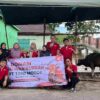Trio Motor Tebar Berkah Kurban di Sungai Baru.