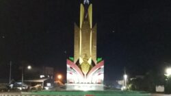 Tugu Selamat Datang Marabahan Gelap Jelang MTQ Provinsi, Perbaikan Masih Tunggu Dana