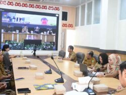 Rakor Virtual Kemendagri, Wabup Pulang Pisau Bahas Strategi Kendalikan Inflasi