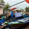 Dukungan Gubernur Muhidin, Dislautkan Kalsel Serahkan Perahu Bermotor Kepada Pokmaswas
