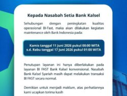 Layanan BI-FAST Bank Kalsel Kembali Normal Mulai 17 Juni