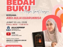 Hadiri dan Ramaikan, Dispersip Kalsel Gelar Bedah Buku Tanpa Sorot Lampu