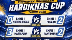 Dramatis! SMKN 1 Martapura Menang 3-2 dan Amankan Tiket Final Hardiknas Cup 2026