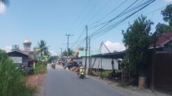 PJU Berangas Rampung, Jalan yang Dahulunya Gelap Kini Terang