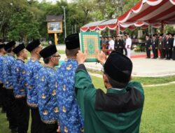 124 PNS di HST Ikrarkan Sumpah Janji, Bupati Samsul Rizal Tekankan ASN Harus Melek Teknologi