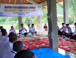 Rakorcam Tala Fokus Bahas Sampah, Batas Desa hingga Pemekaran Kecamatan