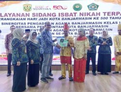 Belum Punya Buku Nikah, 48 Pasangan di Banjarmasin Ikuti Sidang Isbat Terpadu