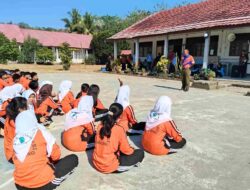 Perkuat Kesiapsiagaan Pelajar, BPBD Balangan Gelar Simulasi Penanganan Kebakaran