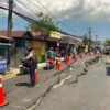 Jalan Veteran Sungai Lulut Banjarmasin Ambles, Pedagang Terpaksa Tutup dan Warga Dievakuasi