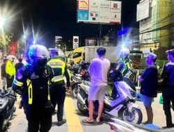 Patroli Antibalap Liar, Satlantas Polresta Banjarmasin Amankan Tiga Sepeda Motor