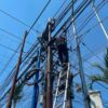 Banjarmasin Benahi Utilitas Telekomunikasi, Tiang Bersama Mulai Dipasang di Jalan Lambung Mangkurat