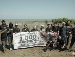 Trio Motor Tanam 1.000 Mangrove Demi Pesisir Lestari