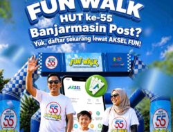 Semarakkan Fun Walk HUT ke-55 Banjarmasin Post, Bank Kalsel Siapkan Promo Spesial AKSEL FUN