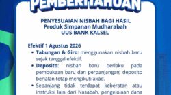 Bank Kalsel Syariah Perbarui Skema Bagi Hasil Tabungan, Giro, dan Deposito
