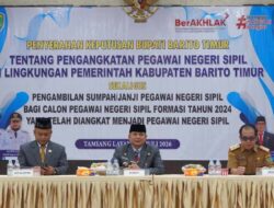 Lantik 212 PNS Baru, Bupati Bartim Minta ASN Jadi Penggerak Transformasi Digital