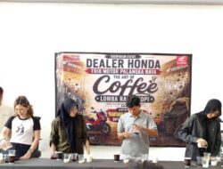 Honda Trio Motor Palangka Raya Adu Kreasi Racik Kopi Lewat “The Art of Coffee”