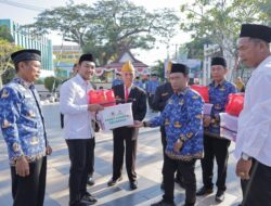 HUT ke-81 RI, Sekretariat DPRD Kalsel Beri Bantuan untuk Veteran