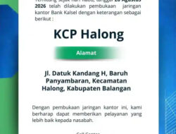 Akses Perbankan Makin Dekat, Bank Kalsel Buka KCP Halong di Balangan