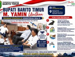 Bupati M. Yamin Perjuangkan Infrastruktur hingga Air Bersih, Wamendes Beri Sinyal Positif