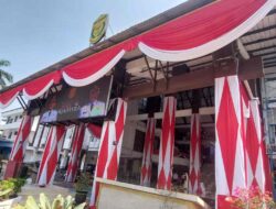 Balai Kota Banjarmasin Dipoles Jelang 17 Agustus, Hadirkan Suasana Nasionalisme