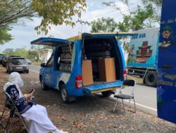 Tiga Mobil Pusling Dispersip Kalsel Ramaikan Kalsel Expo 2026, Pengunjung Antusias Membaca