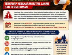Memasuki Puncak Kemarau, BPBD Balangan Ingatkan Ancaman Karhutla dan Kebakaran Permukiman