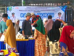 Pasar Murah Disperindag Balangan Diserbu Warga, Sembako Ludes Terjual