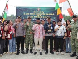 Wabup Barito Timur Resmikan Jembatan Merah Putih Penghubung Bagok-Gudang Seng