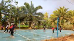 Lapangan Voli Program Bupati Tanah Bumbu Jadi Ruang Berkumpul Warga Desa Madu Retno