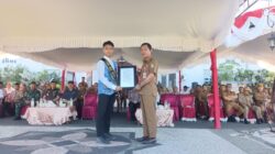 Sekda Balangan Pimpin Apel HAN ke-42, Lepas Kontingen Jambore Nasional