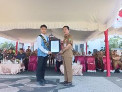 Sekda Balangan Pimpin Apel HAN ke-42, Lepas Kontingen Jambore Nasional