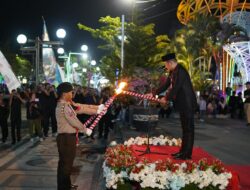 Semarak HUT ke-81 RI, Pemkab Kotabaru Gelar Taptu dan Pawai Obor