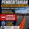 Mulai 23 Agustus, Arus Lalu Lintas di Simpang Bungin Dialihkan
