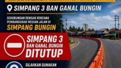 Mulai 23 Agustus, Arus Lalu Lintas di Simpang Bungin Dialihkan