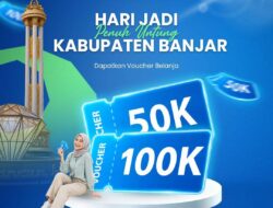 Rayakan Hari Jadi Banjar ke-76, Bank Kalsel Hadirkan Promo Voucher Belanja