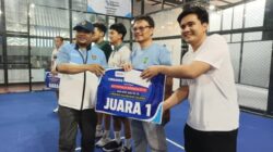 Bapenda Kalsel Juara Turnamen Padel Antar-SKPD