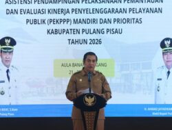 Wabup Pulang Pisau Minta OPD Segera Tindaklanjuti Hasil Evaluasi Pelayanan Publik